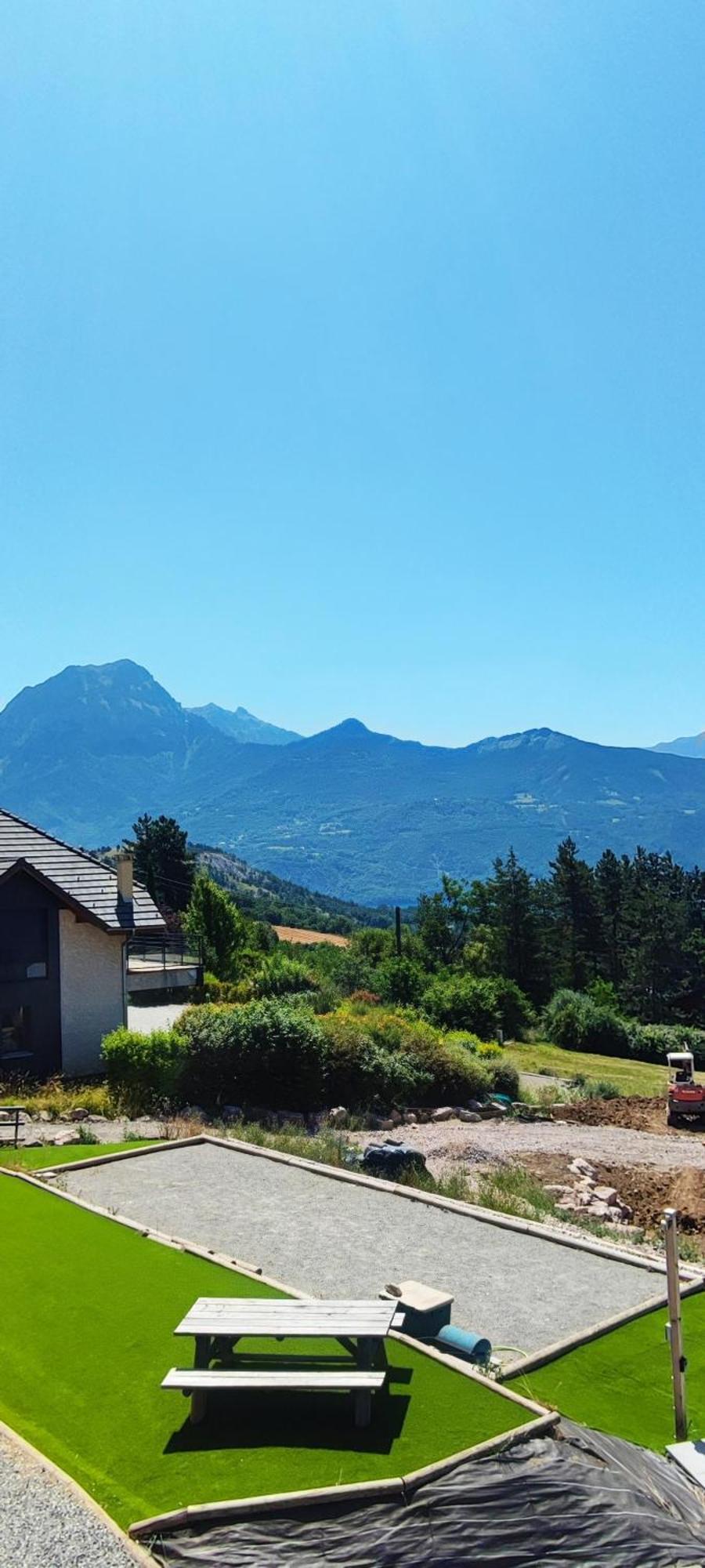 Chambre Vue Lac Av Piscine Prunières Exteriér fotografie